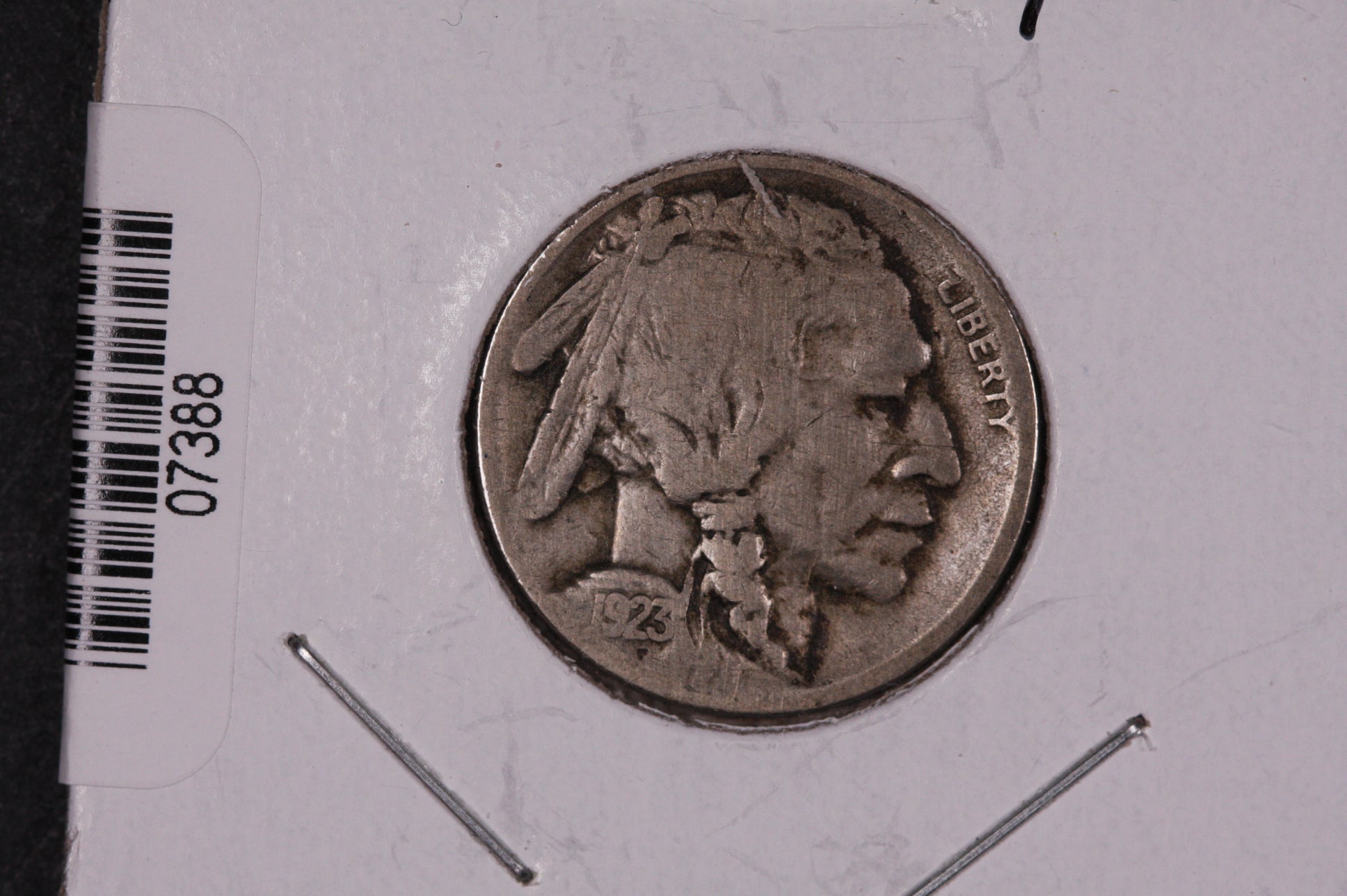 1923-S Buffalo Nickel, Average Circulated Coin. Store #07388
