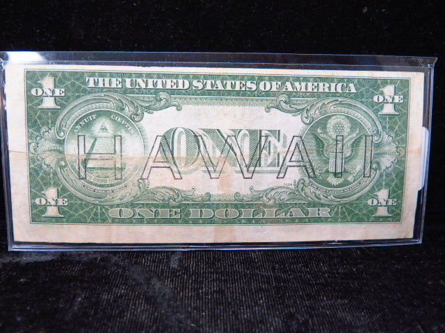 1935-A $1 Silver Certificate, "Hawaii" Issue. Store Sale #11600