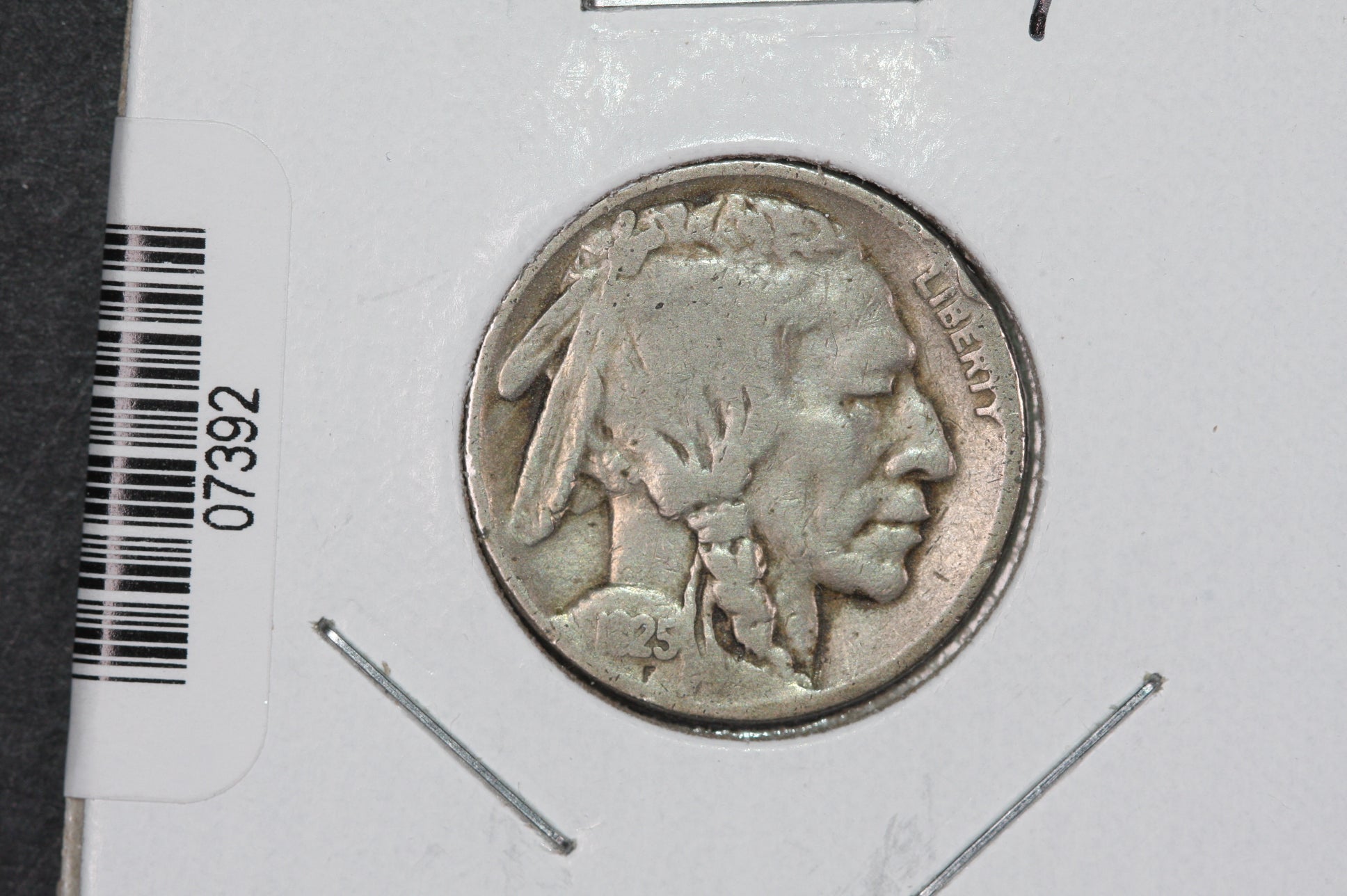 1925 Buffalo Nickel, Average Circulated Coin. Store #07392