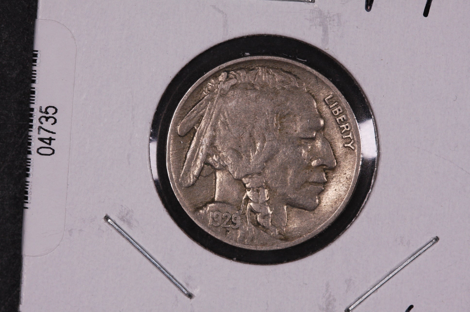 1929 Buffalo Nickel, Average Circulated Coin. Store #04735