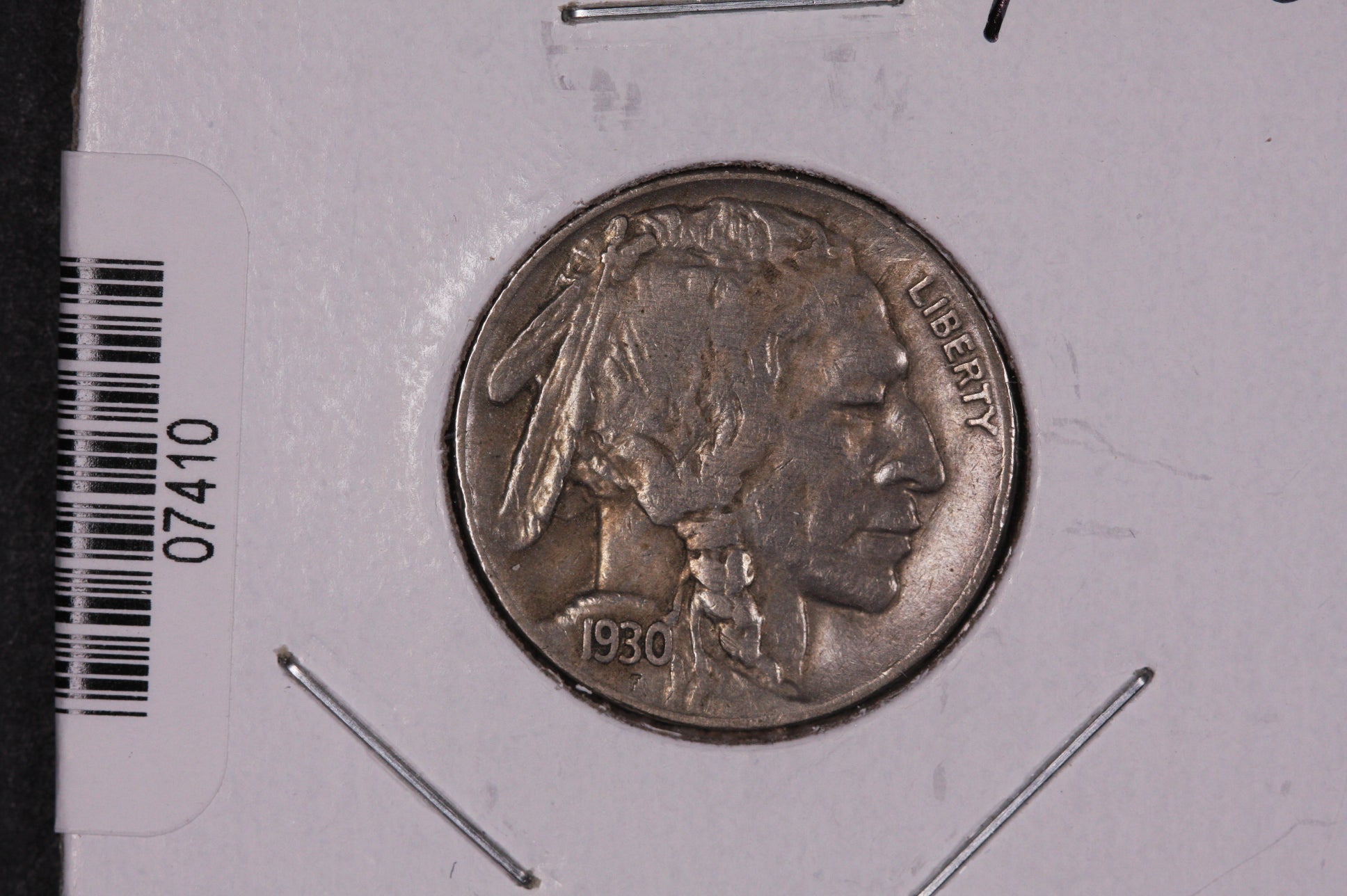 1930-S Buffalo Nickel, Average Circulated Coin. Store #07410