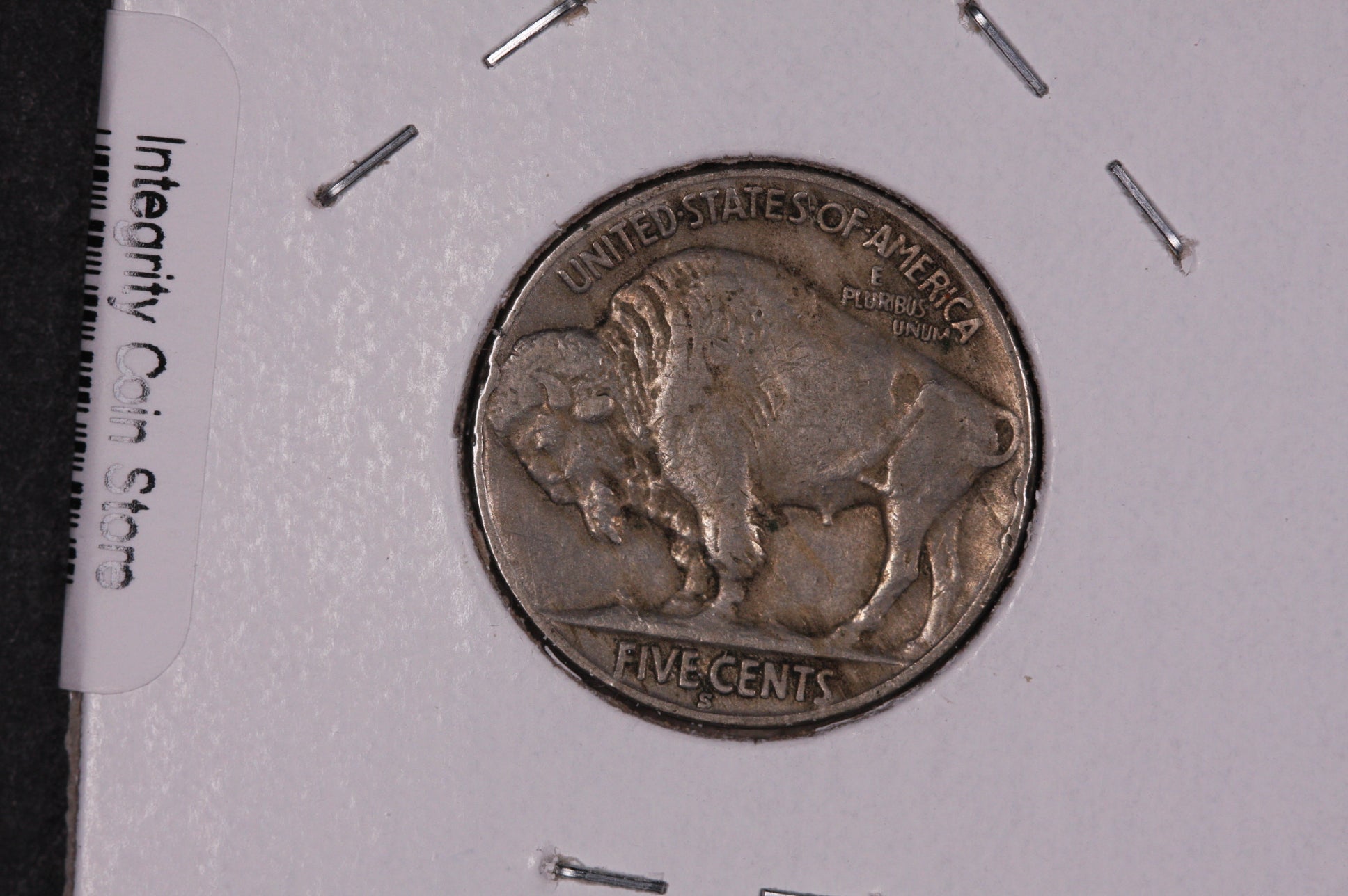 1930-S Buffalo Nickel, Average Circulated Coin. Store #07410