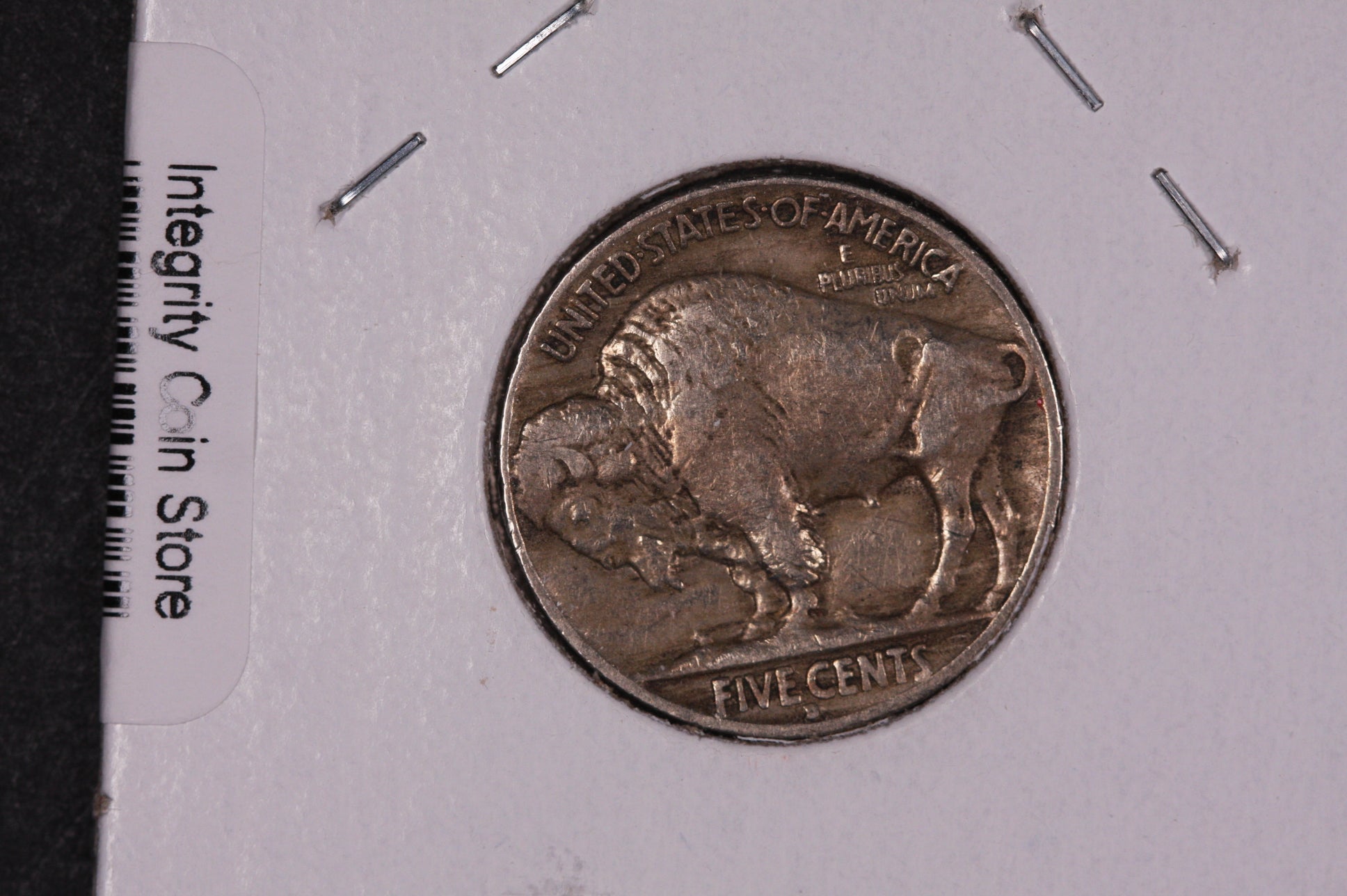 1934-D Buffalo Nickel, Average Circulated Coin. Store #07423