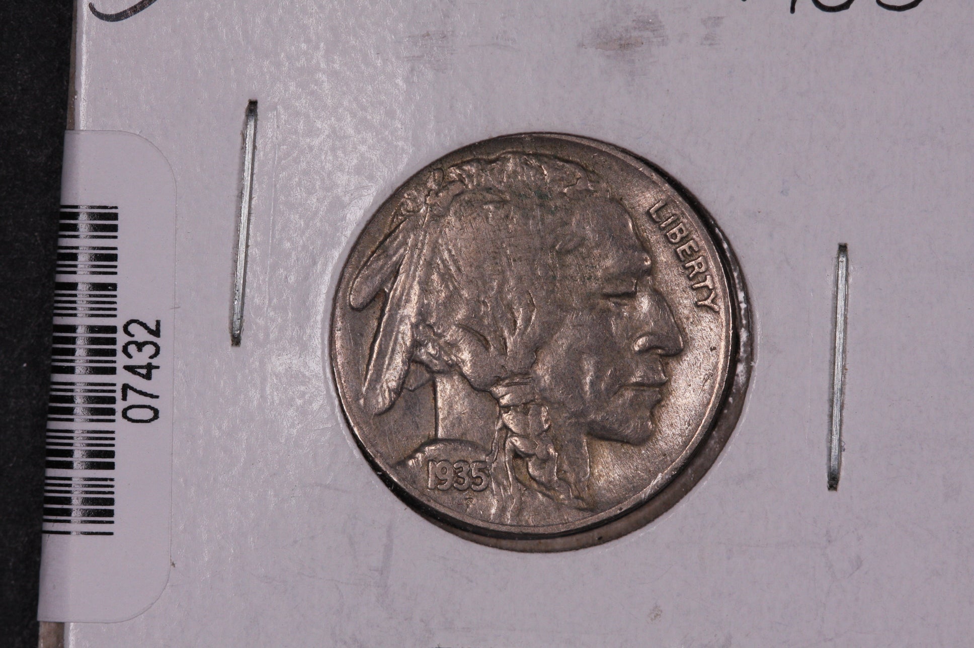 1935 Buffalo Nickel, Average Circulated Coin. Store #07432