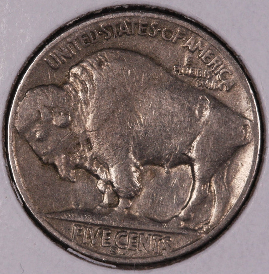 1935-S Buffalo Nickel, Average Circulated Coin. Store #NL840