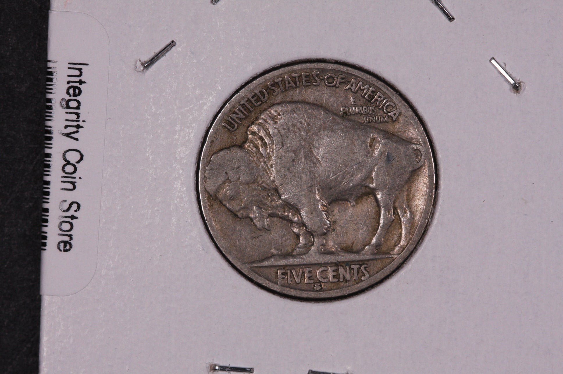 1935-S Buffalo Nickel, Average Circulated Coin. Store #07444