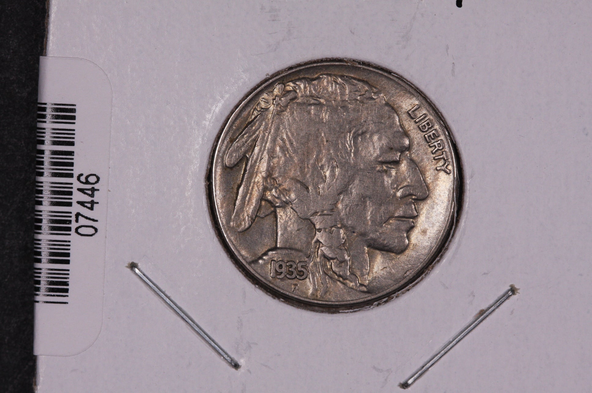 1935-S Buffalo Nickel, Average Circulated Coin. Store #07446