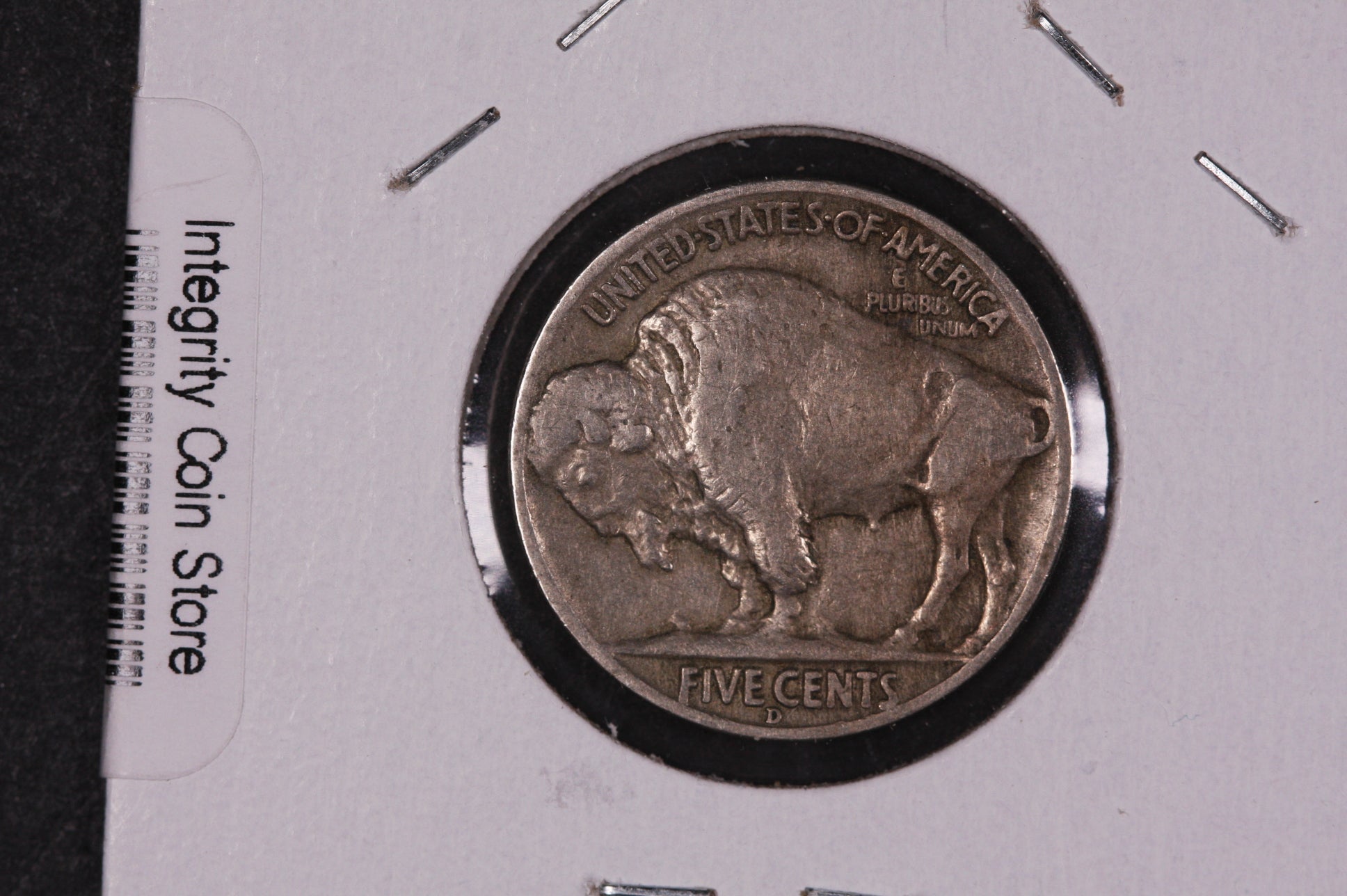 1936-D Buffalo Nickel, Average Circulated Coin. Store #04727