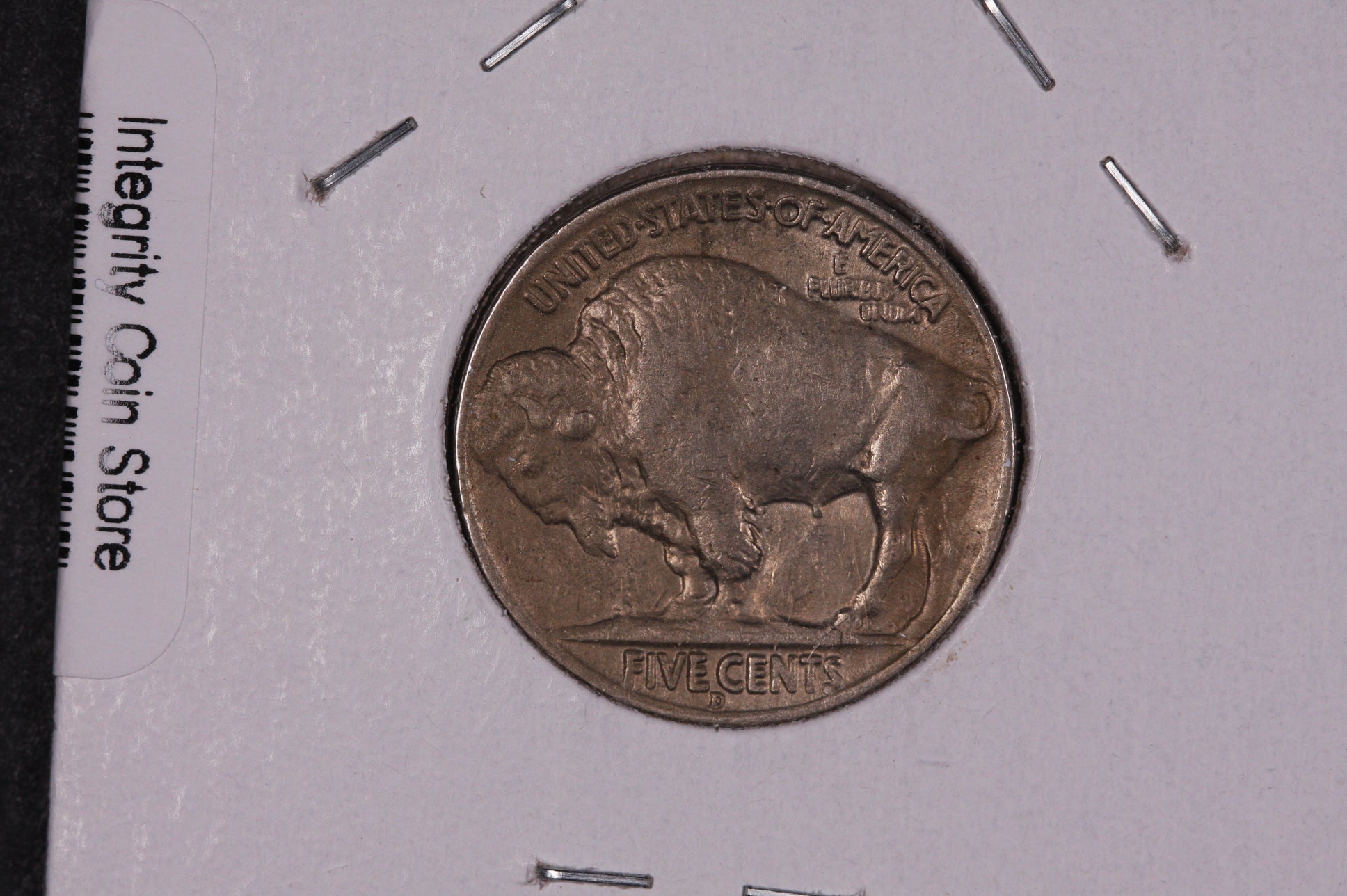 1936-D Buffalo Nickel, Average Circulated Coin. Store #07459