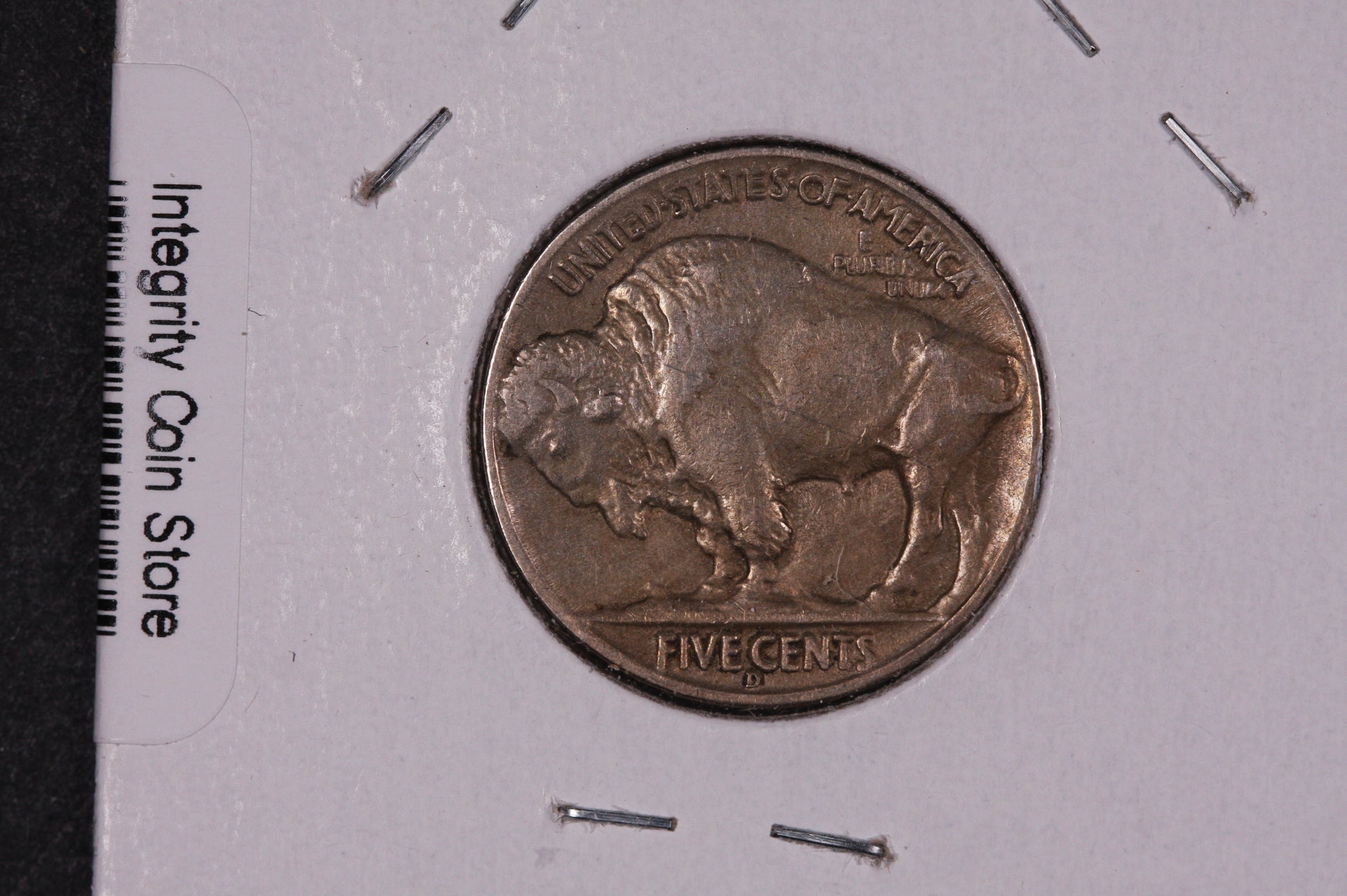 1936-D Buffalo Nickel, Average Circulated Coin. Store #07461
