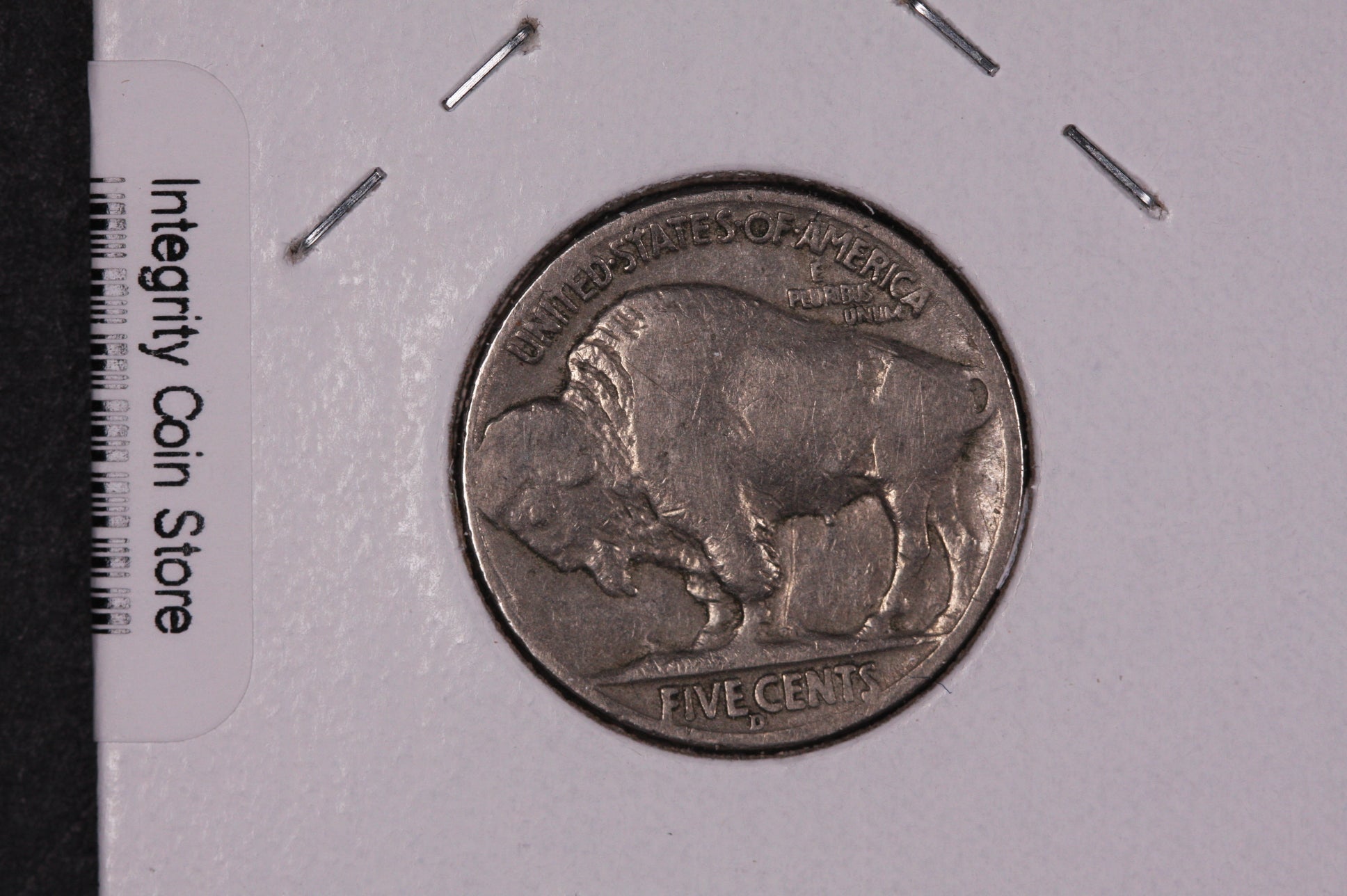 1937-D Buffalo Nickel, Average Circulated Coin. Store Sale #07492