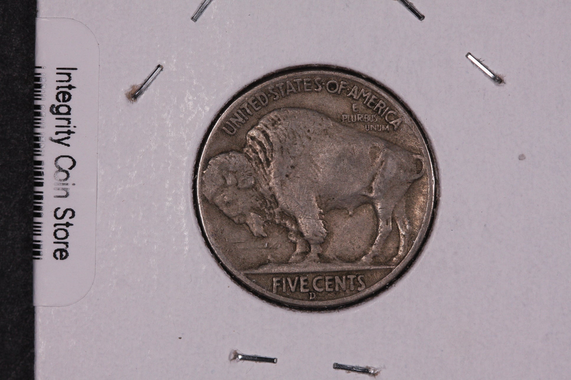 1937-D Buffalo Nickel, Average Circulated Coin. Store Sale #07493