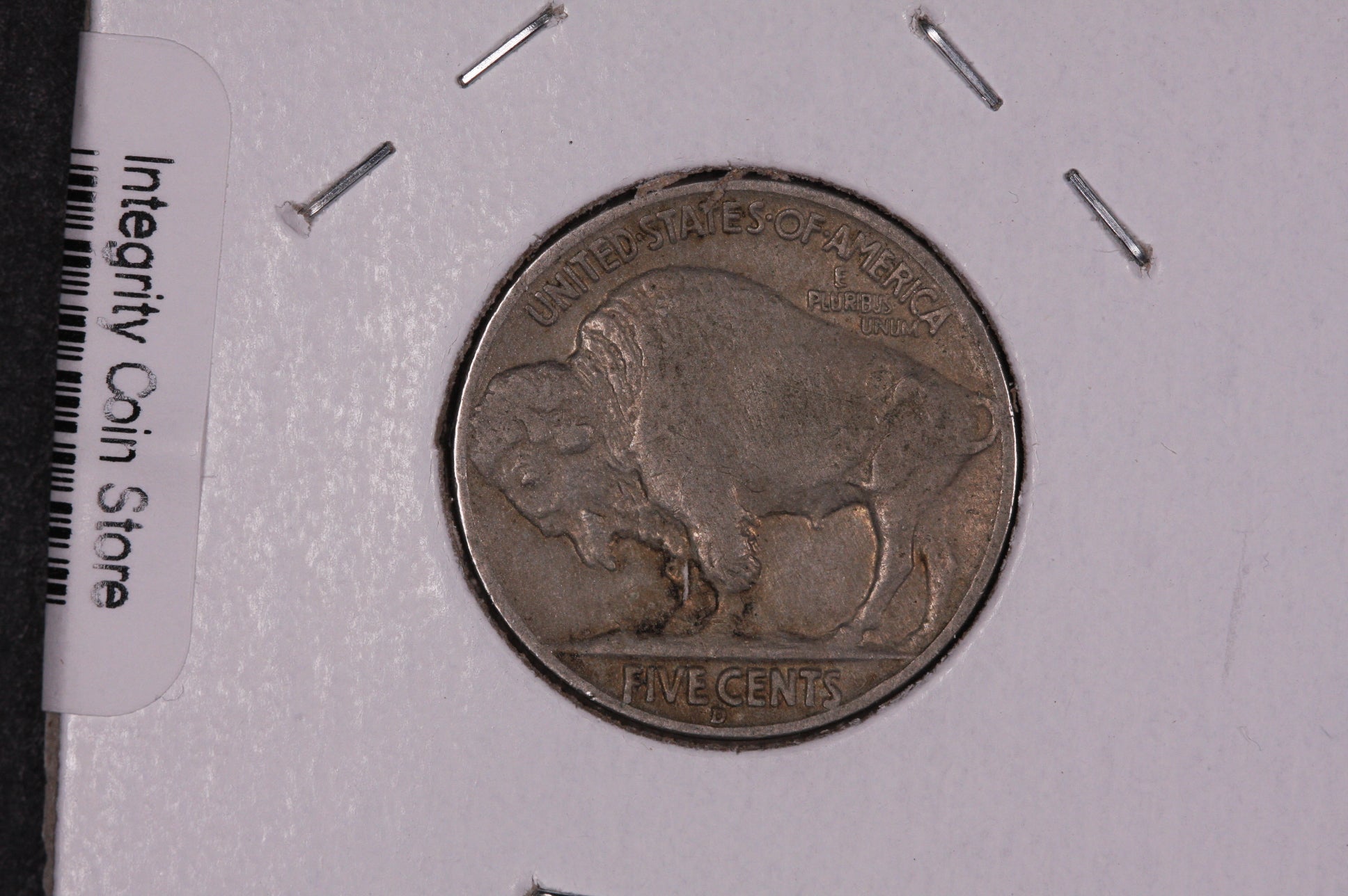 1937-D Buffalo Nickel, Average Circulated Coin. Store Sale #07494