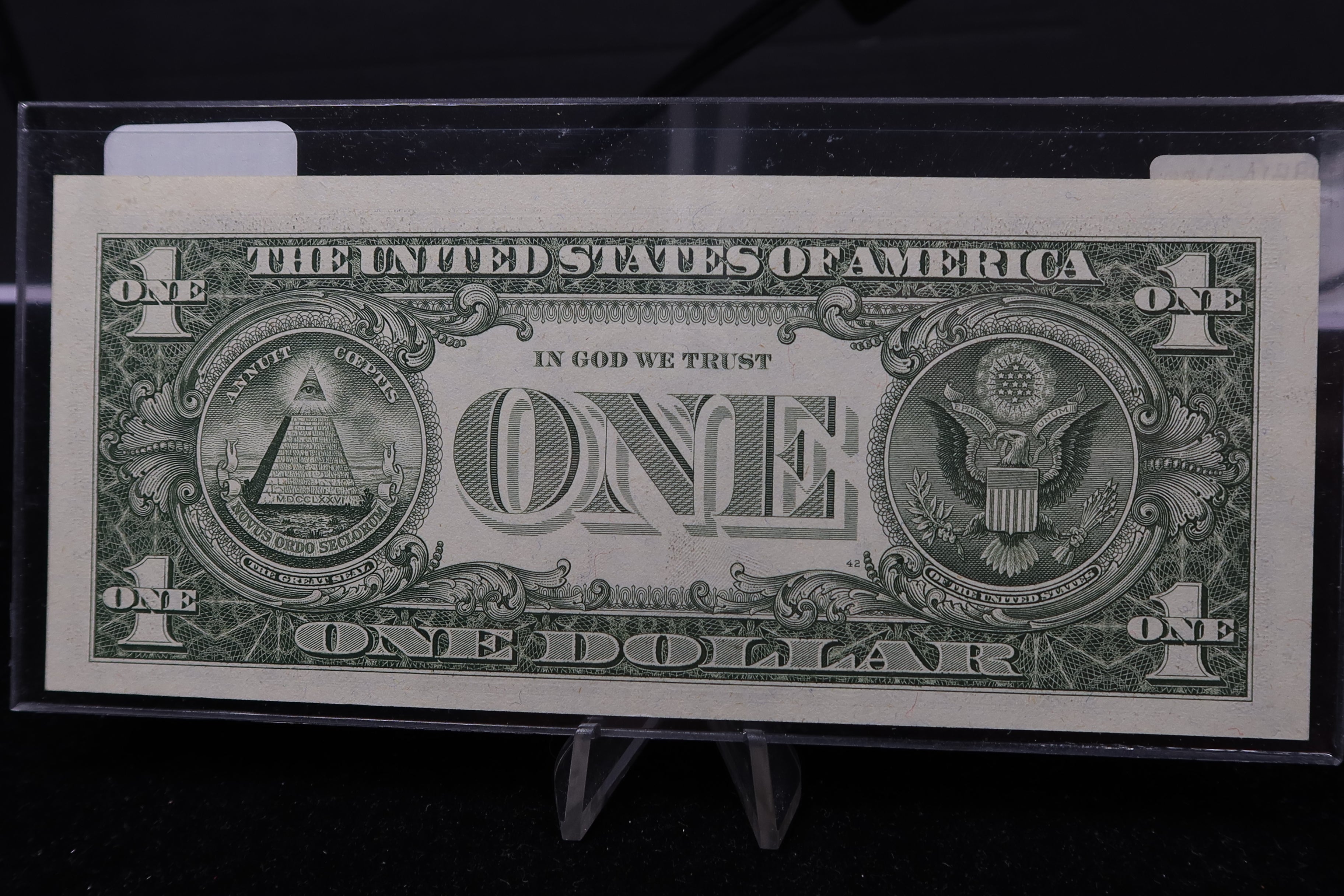 1981-A $1. F.R.N., "EB" Radar Note, Crisp UN-Circulated. Store #04698