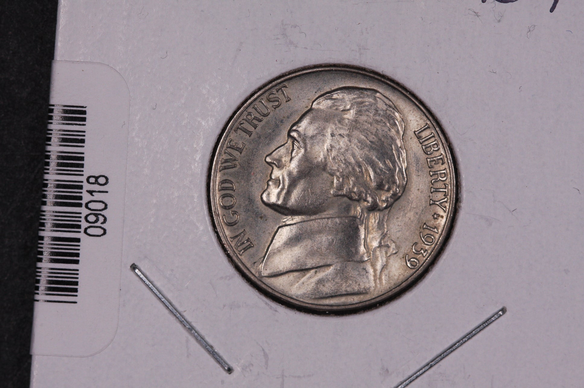 1939 Jefferson Nickel, Un-Circulated Coin. Store Sale #09018