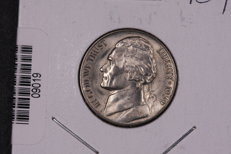 1939 Jefferson Nickel, Un-Circulated Coin.  Store Sale