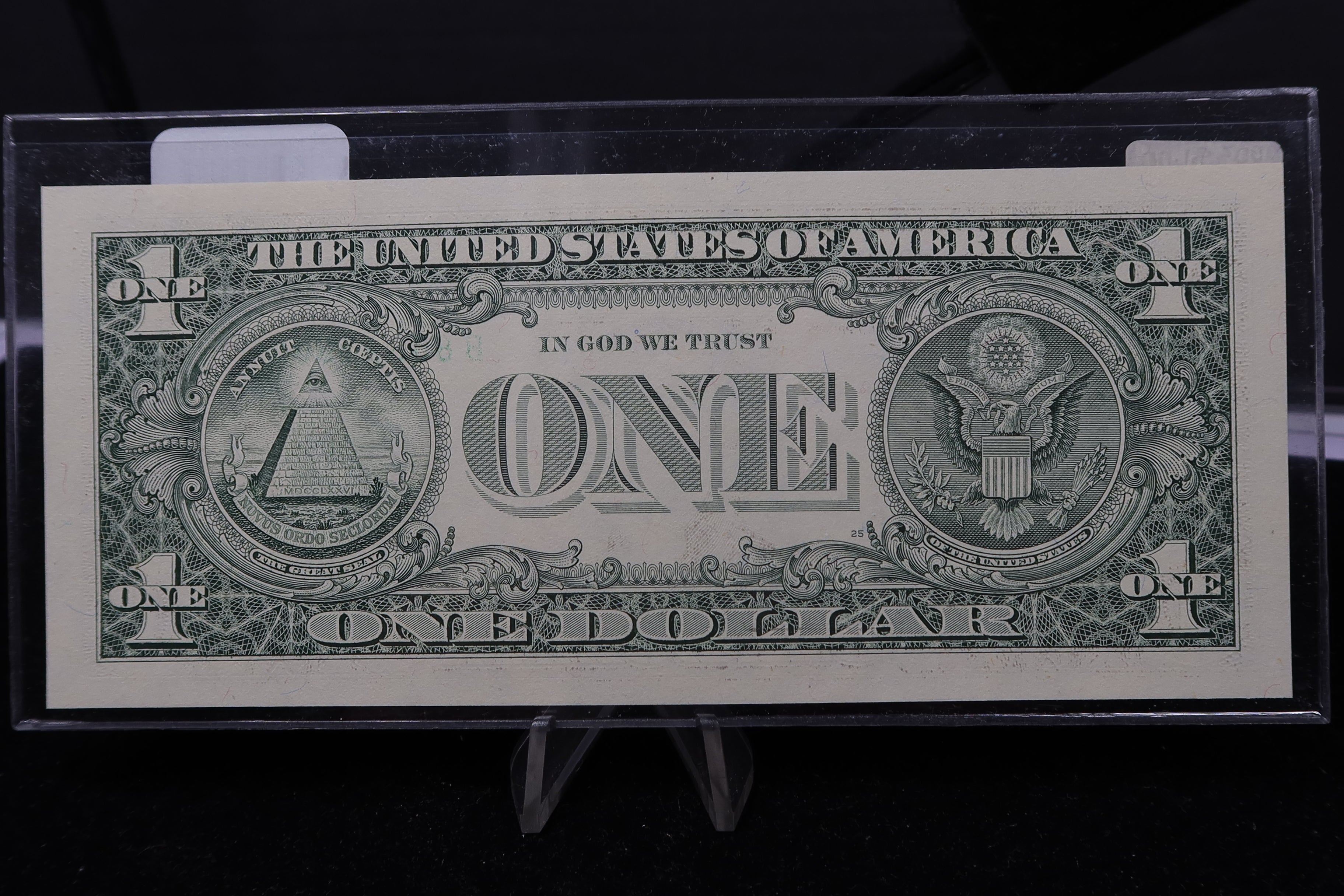 2003 $1 Federal Reserve Note. "BD" Radar Note, Crisp UN-Circulated. Store #04709