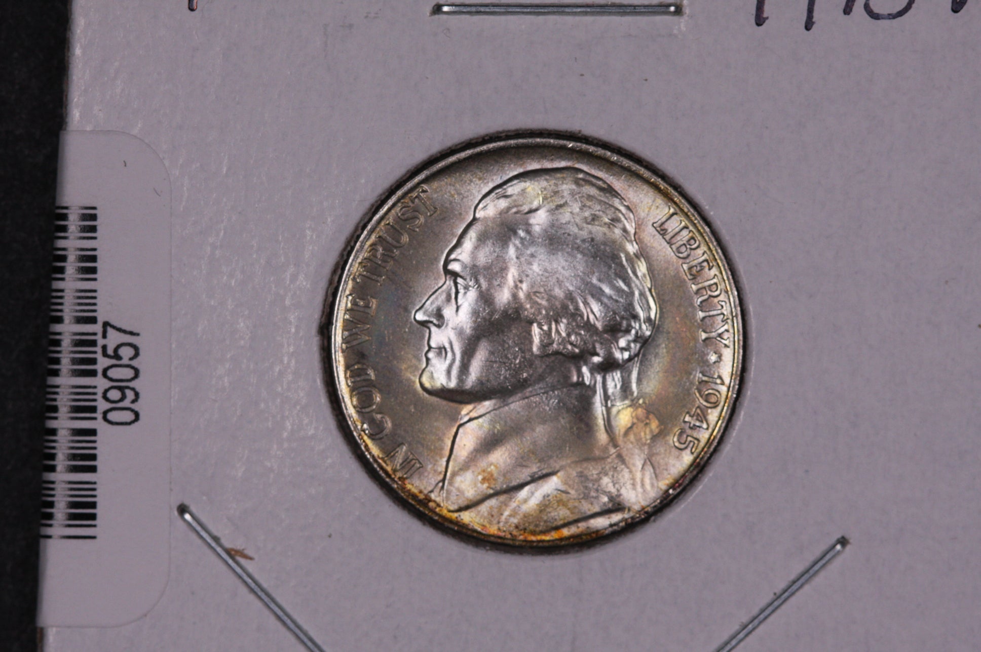 1945-P Jefferson Nickel, Un-Circulated Coin, Silver. Store Sale #09057