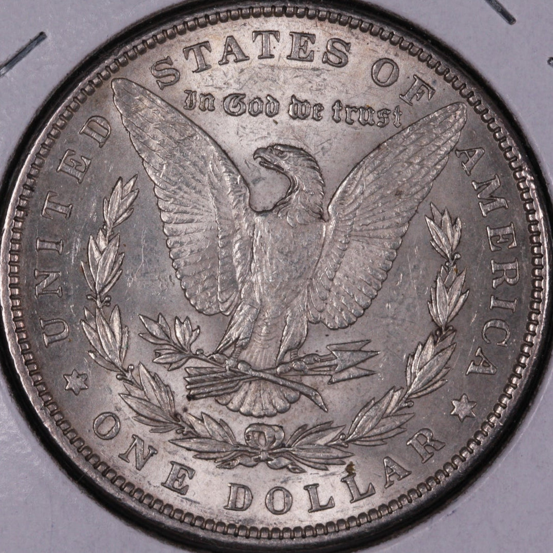 1896 Morgan Silver Dollar, Mint State Uncirculated Coin, Store #DR0367