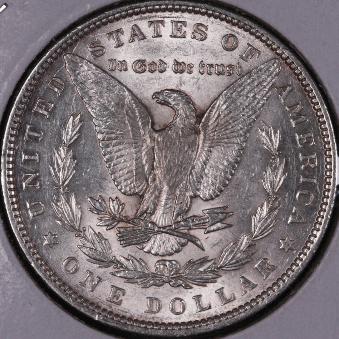 1897 Morgan Silver Dollar, Gem Mint State Uncirculated Coin, Store #DR0375