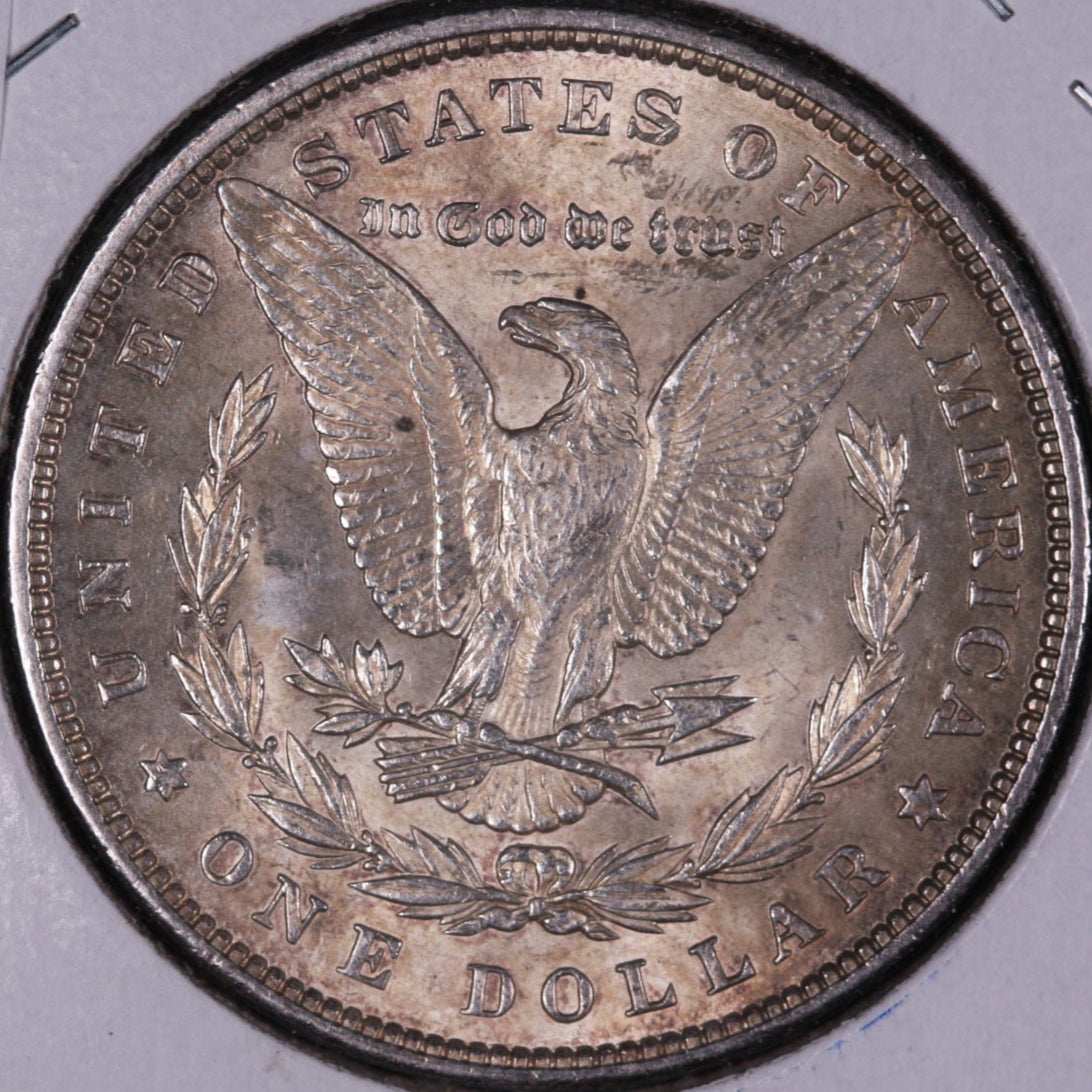 1900 Morgan Silver Dollar, About Uncirculated Coin, Store #DR0398