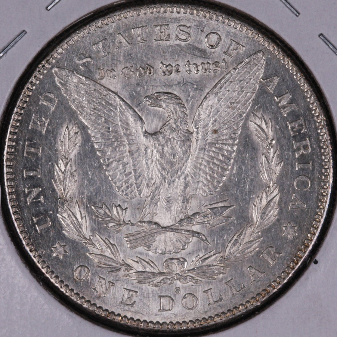 1878-S Morgan Dollar, Mint State Uncirculated Coin, Store #DR0130