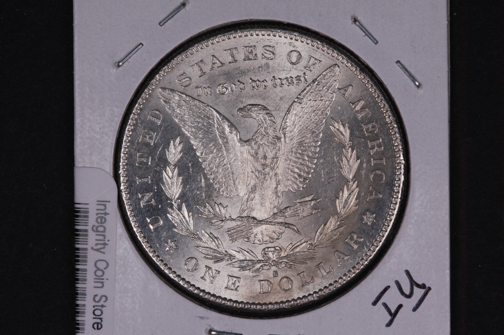 1878-S Morgan Silver Dollar, UN-Circulated Coin. #04514
