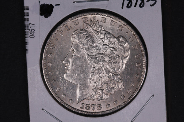 1878-S Morgan Silver Dollar, UN-Circulated Coin. Sale  #04517
