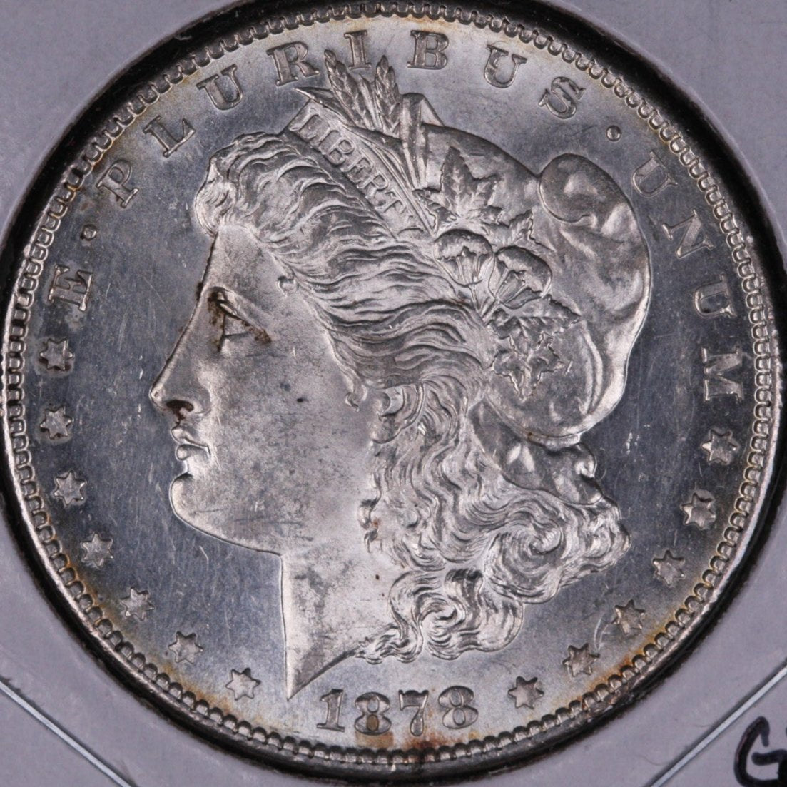 1878-S Morgan Silver Dollar, Mint State Uncirculated Coin, Store #DR0003
