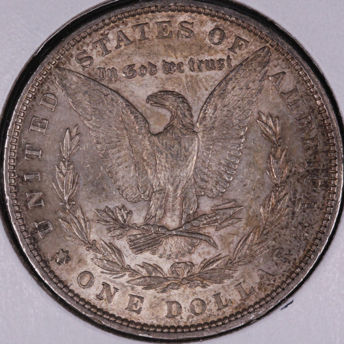 1879 Morgan Silver Dollar, About Uncirculated Coin, Store #DR0133