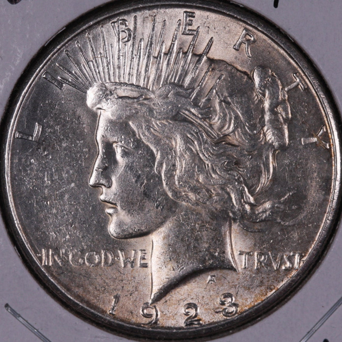 1923-S Peace Silver Dollar, Mint State Uncirculated Coin, Store #DR0527