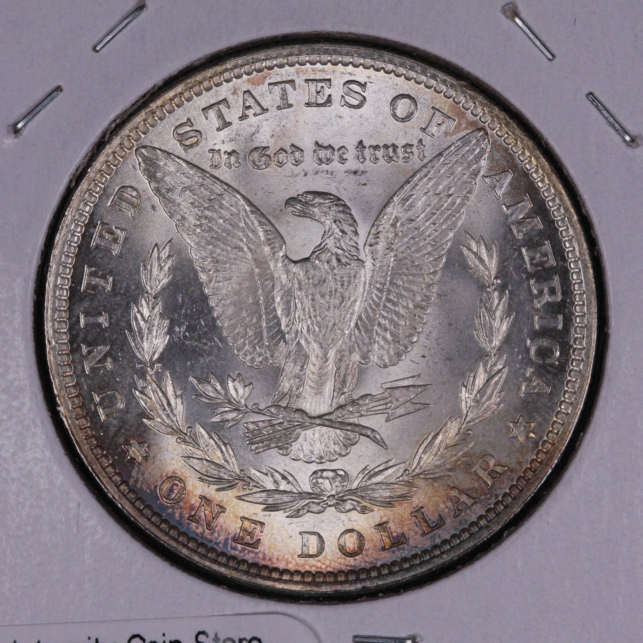 1879 Morgan Silver Dollar, Nice Toned Uncirculated Condition, Store, #04527