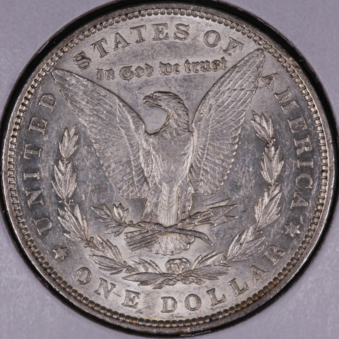 1879 Morgan Silver Dollar, Mint State Uncirculated Coin, #DR0140