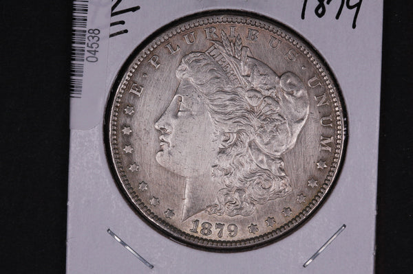 1879  Morgan Silver Dollar, Extra Fine Plus Circulated, Wizzed,  Condition, Store #04538