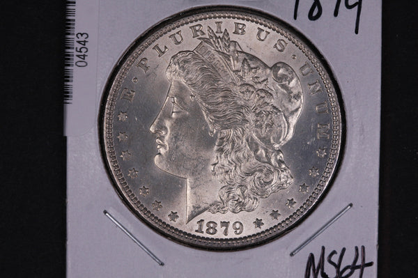 1879  Morgan Silver Dollar, Gem Brilliant UN-Circulated, Store #04543