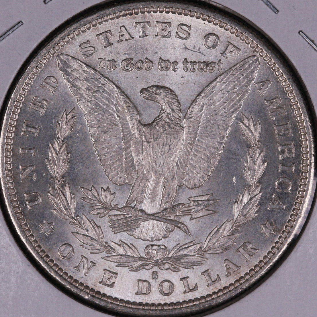 1879-S Morgan Silver Dollar, Gem Mint State Uncirculated Coin, Store #DR0147