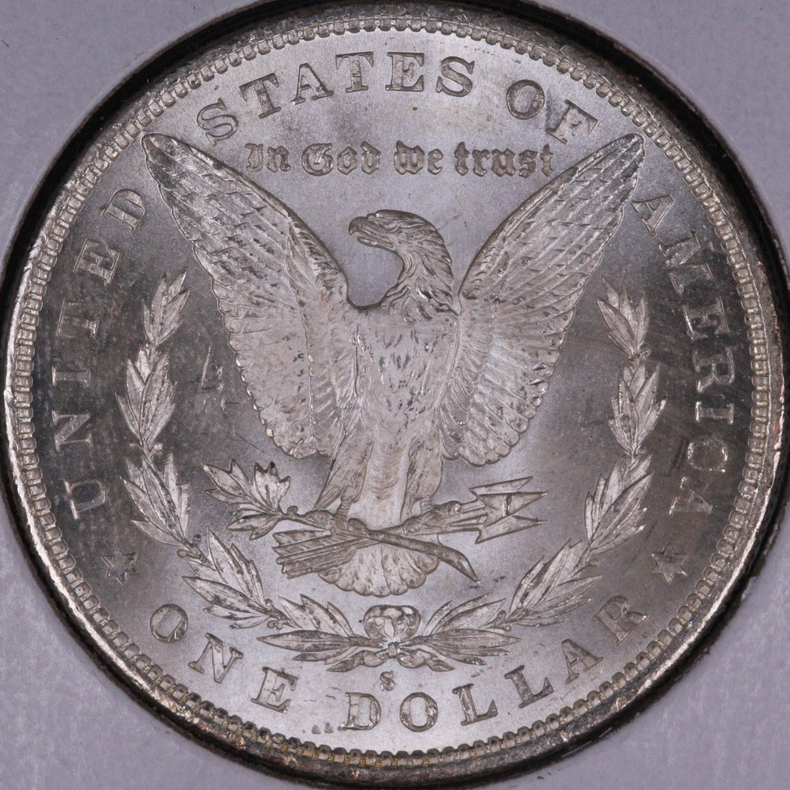 1879-S Morgan Dollar, Mint State Uncirculated Coin, Store #DR0151
