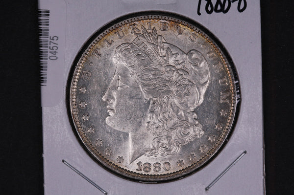 1880-O Morgan Silver Dollar, UN-Circulated Coin,  Store #04575