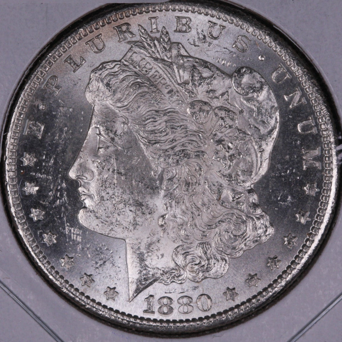 1880-S Morgan Dollar, Mint State Uncirculated Coin, Store #DR0163