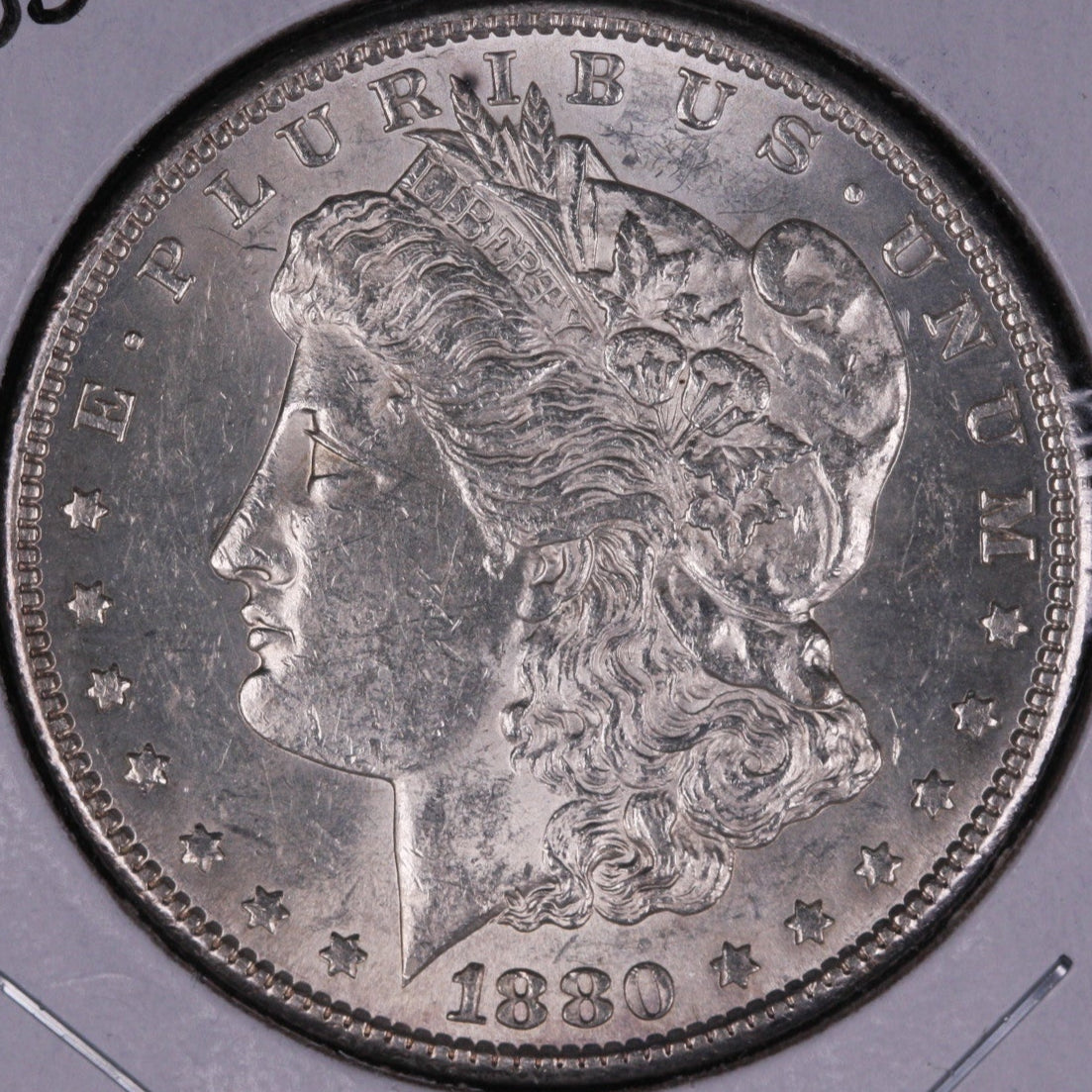 1880-S Morgan Dollar, Mint State Uncirculated Coin, Store #DR0164