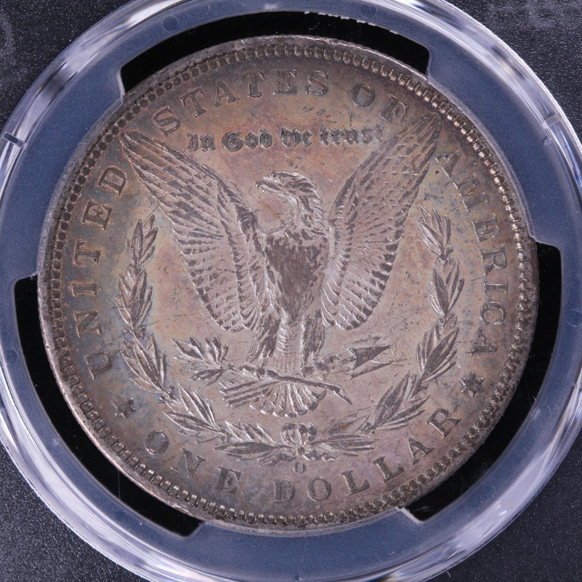 1897-O Morgan Silver Dollar, PCGS AU-55, Slider Coin, Store #DR0609.