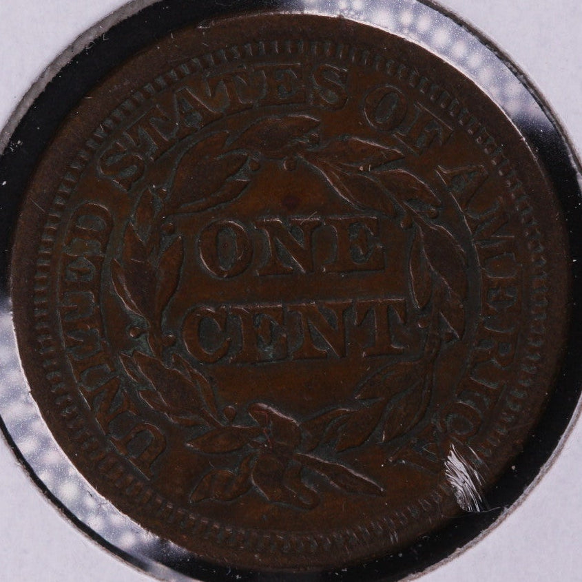 1846 Braided Hair Large Cent, Very Good Circulated Cent, Store #0968