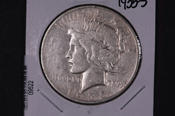 1935-S Peace Silver Dollar, Affordable Collectible Coin, Store #09522