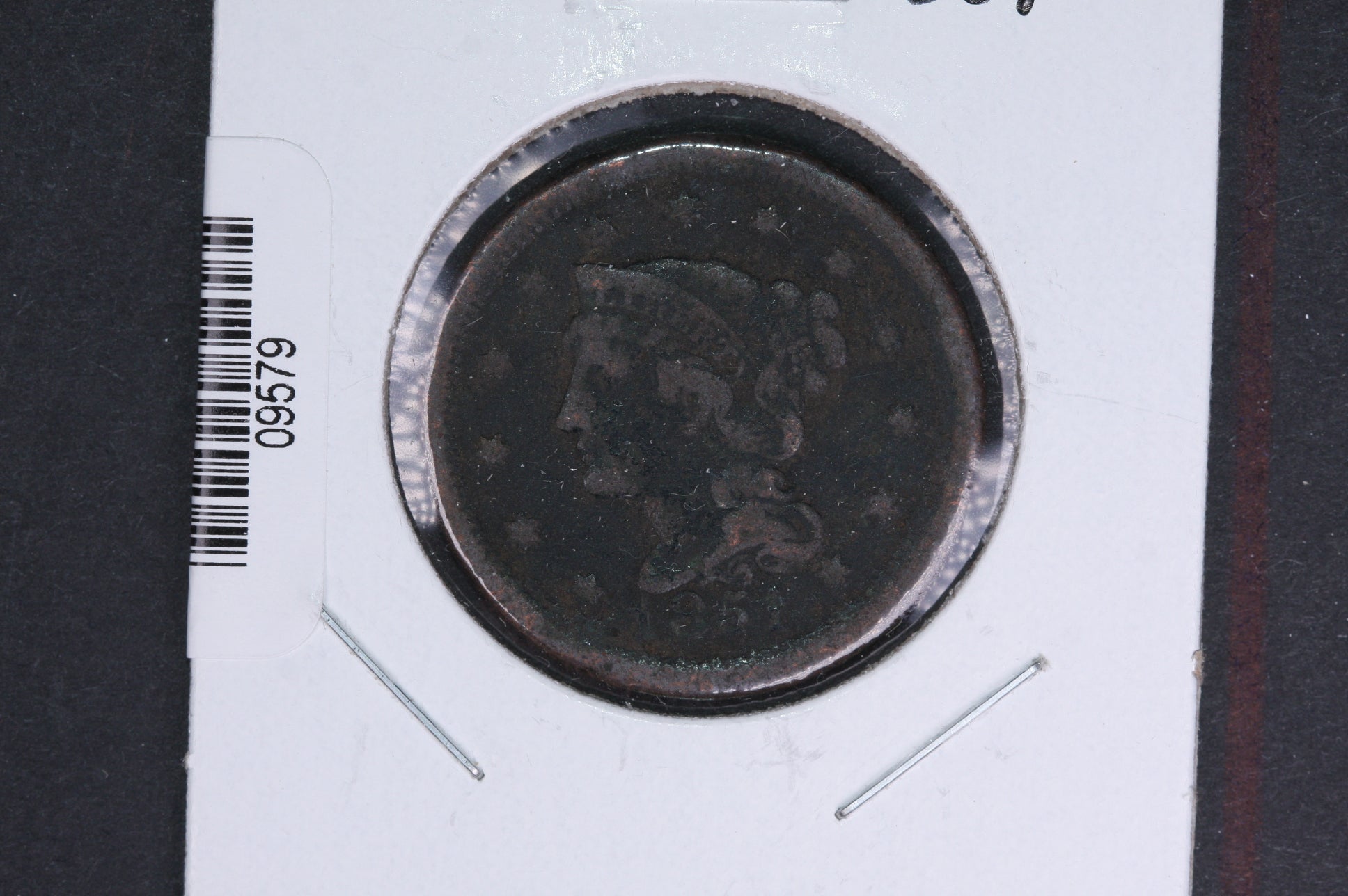 1851 Liberty Head Large Cent. Affordable Collectible Coin. Store # 09579