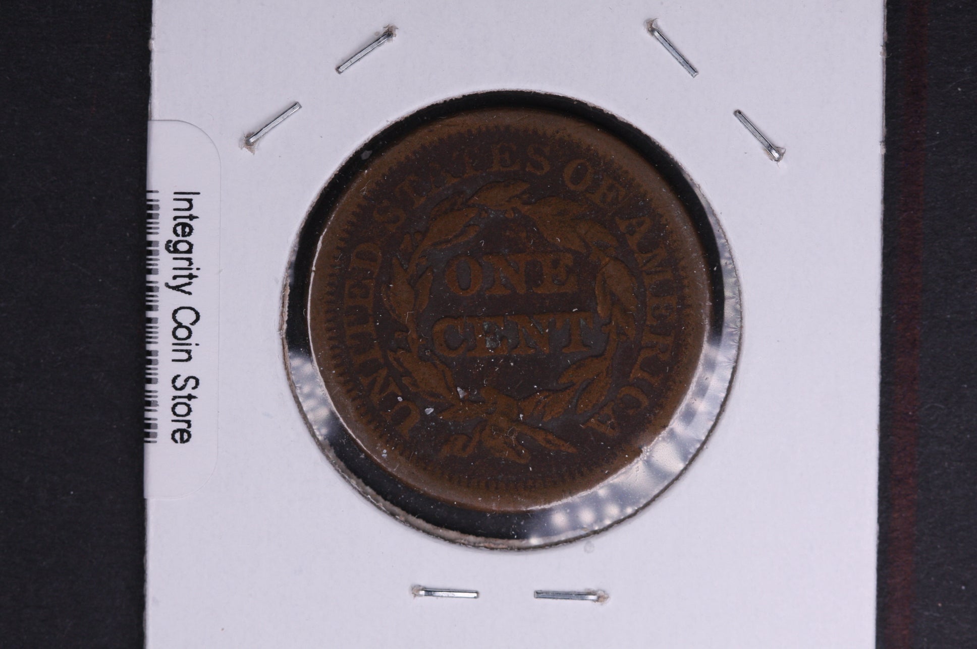 1853 Liberty Head Large Cent. Affordable Collectible Coin. Store # 09602