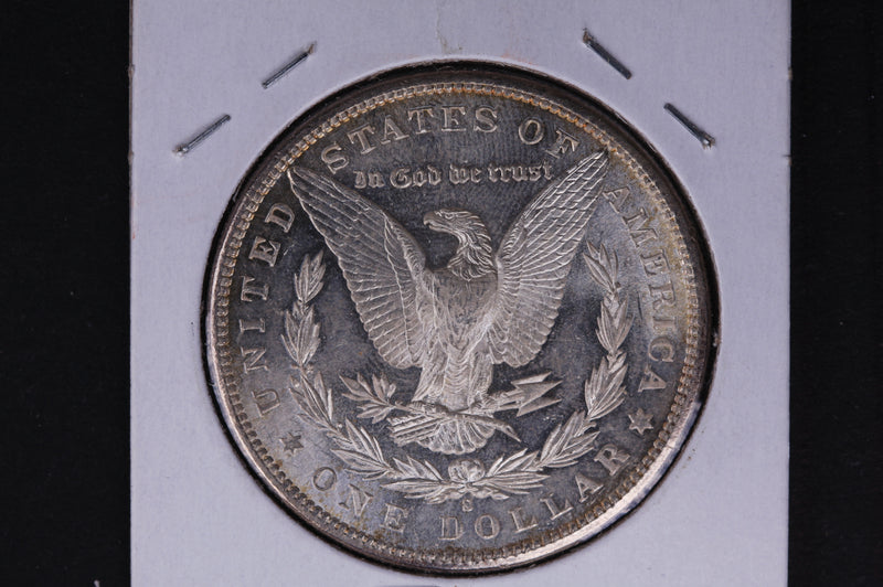 1881-S Morgan Silver Dollar, Un-Circulated, Toned condition, Store