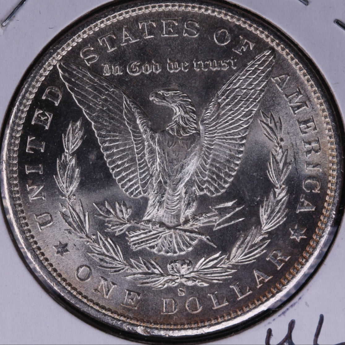 1881-S Morgan Silver Dollar, Mint State Uncirculated Coin, Store #DR0204