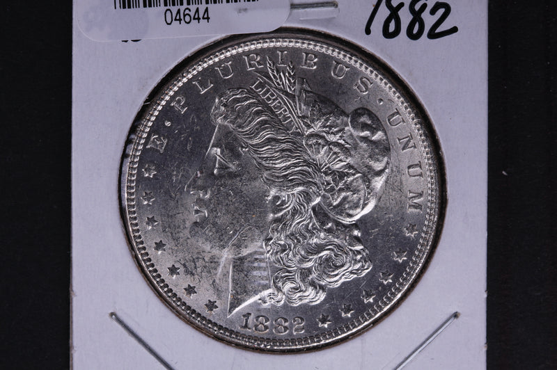 1882 Morgan Silver Dollar, Un-Circulated condition.  Coin Store