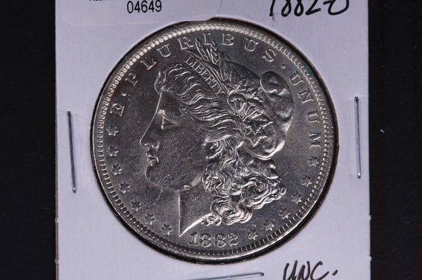 1882-O Morgan Silver Dollar, Un-Circulated condition.  Coin Store #04649