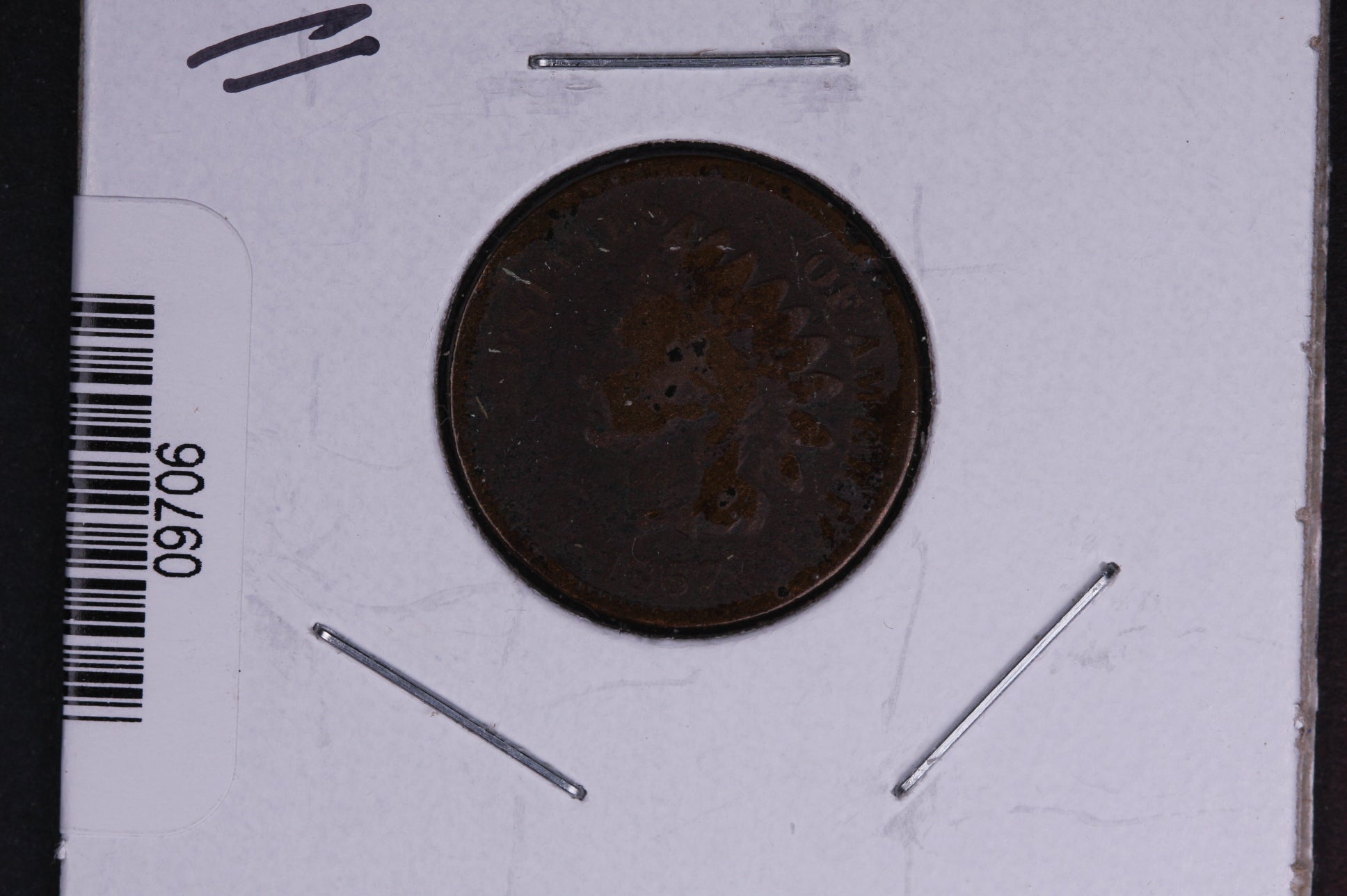 1867 Indian Head Small Cent. Affordable Collectible Coin. Store # 09706